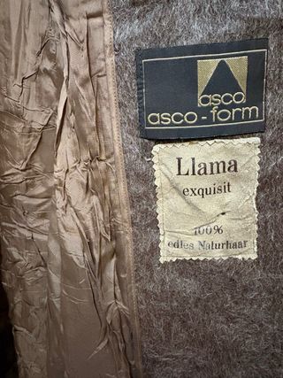 Cappotto vintage lama mohair 100%
