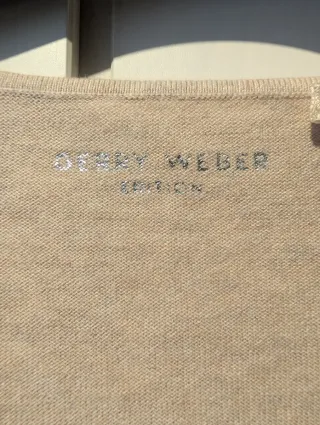 Jersey fino beige mujer