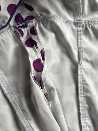 Traje de flamenca blanco y morado Talla 36