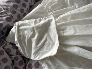 Traje de flamenca blanco y morado Talla 36