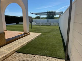 Césped artificial reciclado de campos de fútbol