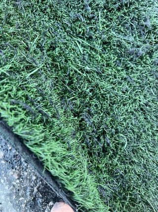 Césped artificial reciclado de campos de fútbol