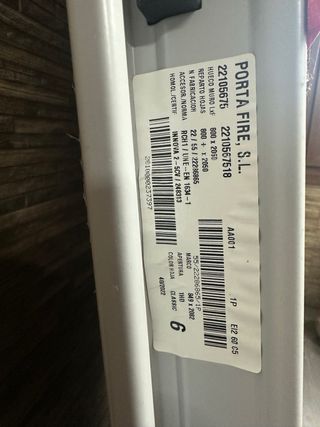 Puerta Cortafuegos Nueva