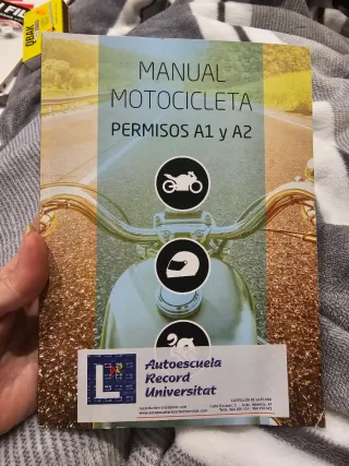 Manual de motocicletas, permisos A1, A2 y A