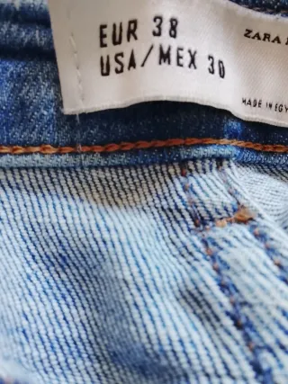 Lote de 6 tejanos/vaqueros, tallas 38/M