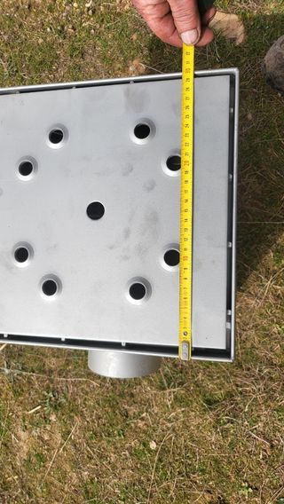 Sumidero sifónico inox