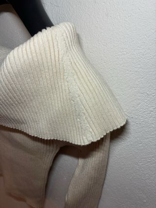 Jersey Zara canalé cuello barco Talla M