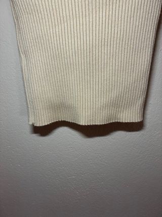 Jersey Zara canalé cuello barco Talla M