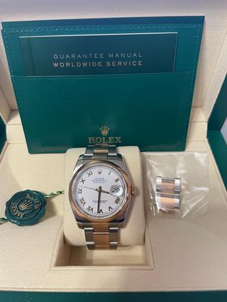 RELOJ ROLEX  OYSTER PERPETUAL DATEJUST ORO ROSA