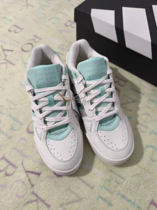 Zapatillas Adidas Midcity Hombre Blancas/Teal