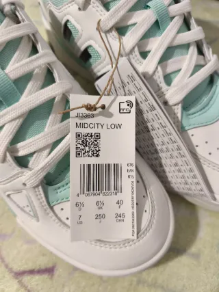 Zapatillas Adidas Midcity Hombre Blancas/Teal