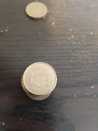 Lote monedas 25, 50, 100, 500 pesetas