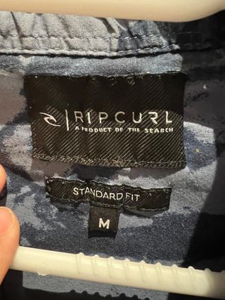 Camisa Rip Curl Celeste/Azul Manga Corta