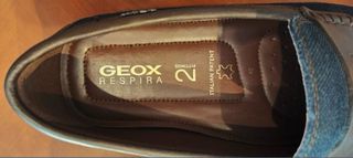 Mocasines Geox Azul/Marrón Talla 42