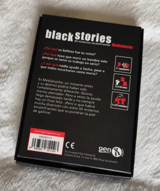 Juego Black Stories Medianoche - 50 misterios