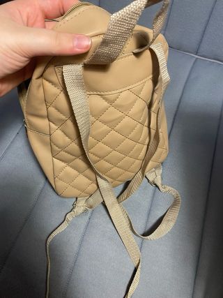 Mochila Beige Acolchada