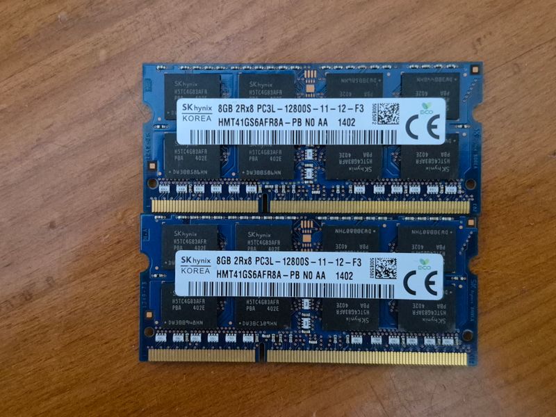 16GB-DDR3L Samsung 1600MHz 2x8Gb