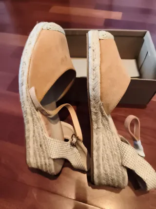 Sandalias esparto beige T41