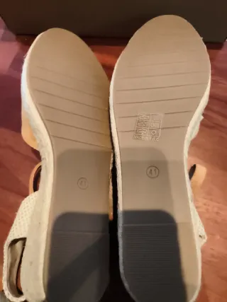 Sandalias esparto beige T41