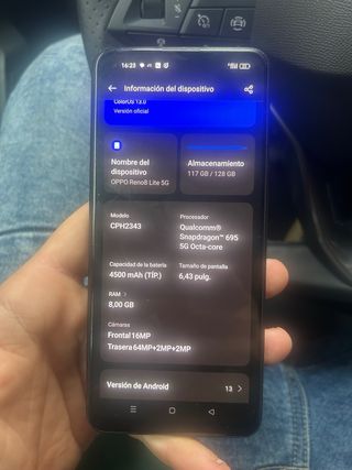 Oppo Reno 8 Lite Nero