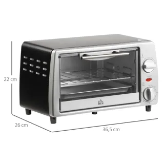 Horno Eléctrico Sobremesa 10L 750W