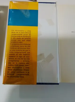 Lote de 3 diccionarios de inglés, alemán y francés