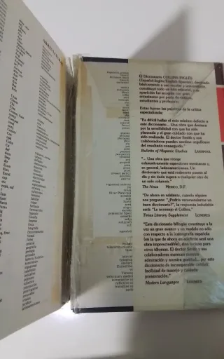 Lote de 3 diccionarios de inglés, alemán y francés