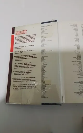 Lote de 3 diccionarios de inglés, alemán y francés