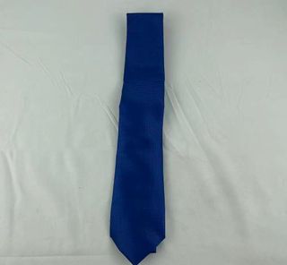 Corbata azul marino + gemelos a juego con caja