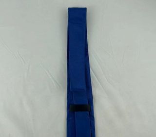 Corbata azul marino + gemelos a juego con caja