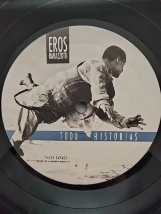 Vinilo LP Eros Ramazzotti - Todo Historias (1990)