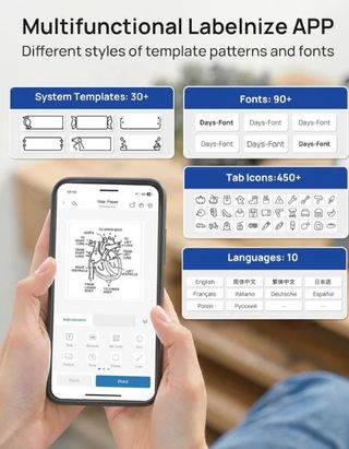 SIN ABRIR Máquina Etiquetadora Bluetooth