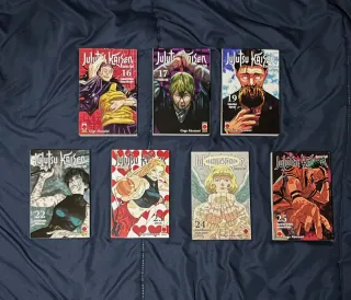 Jujutsu Kaisen Volumi 0-17, 19, 22-25