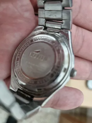 Reloj Lotus Plata y Blanco