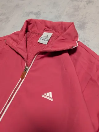 Chaqueta Cortavientos Adidas Rosa Vintage