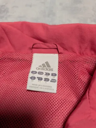 Chaqueta Cortavientos Adidas Rosa Vintage