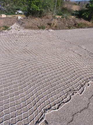 Red de obra seguridad blanca 5x5m