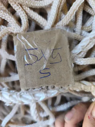 Red de obra seguridad blanca 5x5m