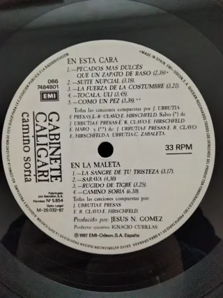 Vinilo LP Gabinete Caligari -  Camino Soria