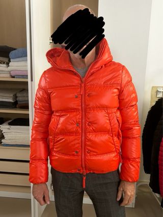 Piumino Oca Rosso Lucido