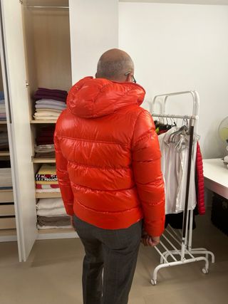 Piumino Oca Rosso Lucido