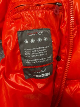 Piumino Oca Rosso Lucido