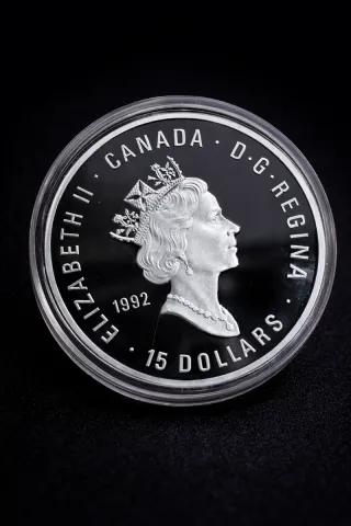 Moneda Plata . 999 Olímpica 1896-1996 Elizabeth II