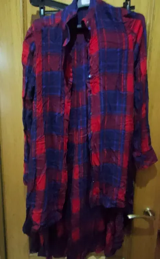 Camisola cuadros talla M