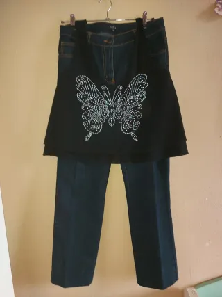 Conjunto Camiseta y Pantalón Vaquero