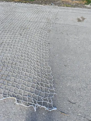 Red de obra seguridad blanca 5,5x5m