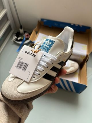 Adidas Samba Blancas y Negras