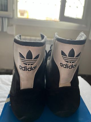 Zapatillas Adidas Abotinadas Negras Hombre