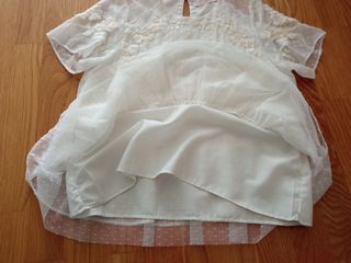 Blusa blanca Plumeti bordada