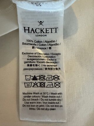 Camiseta Hackett 5 años